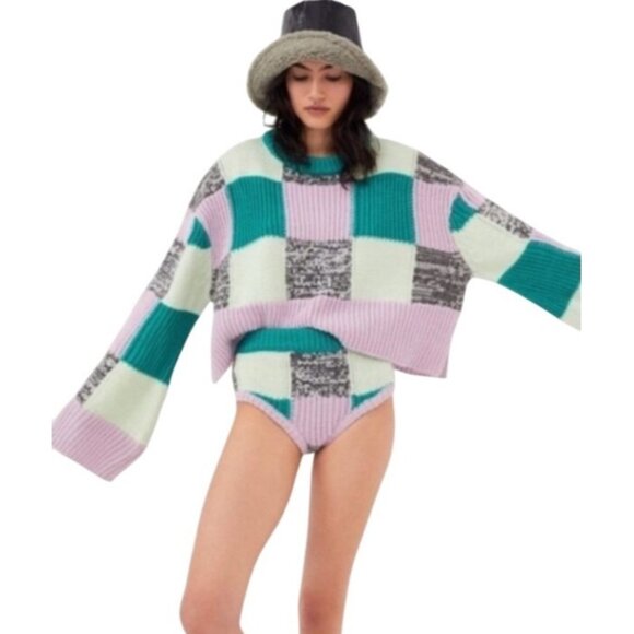 For Love and Lemons Finley Patterned Shorts, Size XS New - Picture 2 of 5